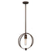 Linden One Light Pendant in Bronze