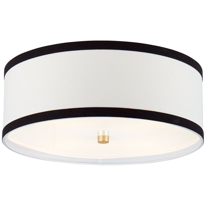 Walker Four Light Flush Mount in Gild