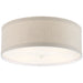 Walker Four Light Flush Mount in Light Cream