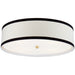 Walker Four Light Flush Mount in Gild