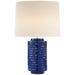 Darina One Light Table Lamp in Pebbled Blue