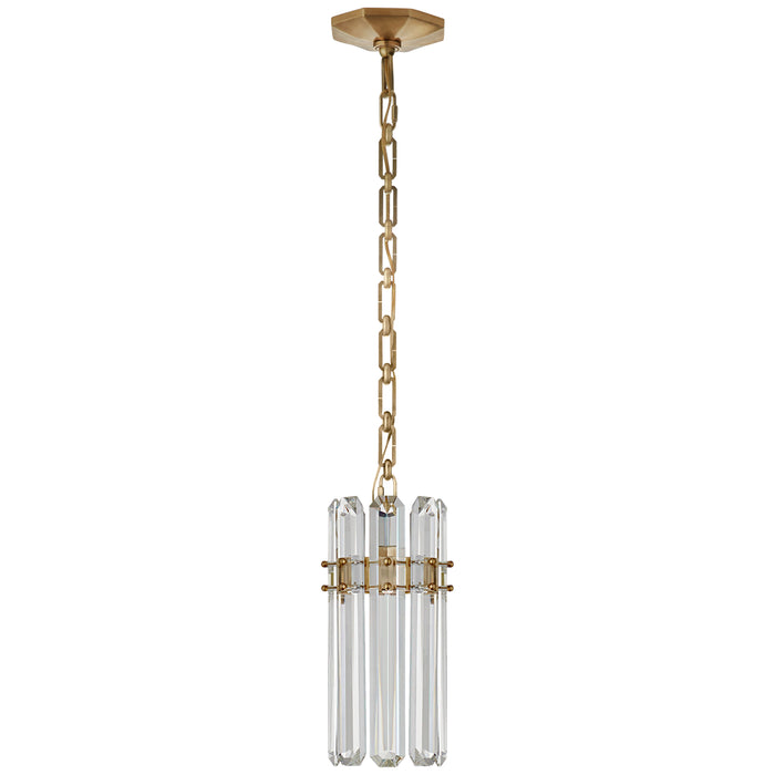 Bonnington One Light Pendant in Hand-Rubbed Antique Brass