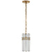 Bonnington One Light Pendant in Hand-Rubbed Antique Brass