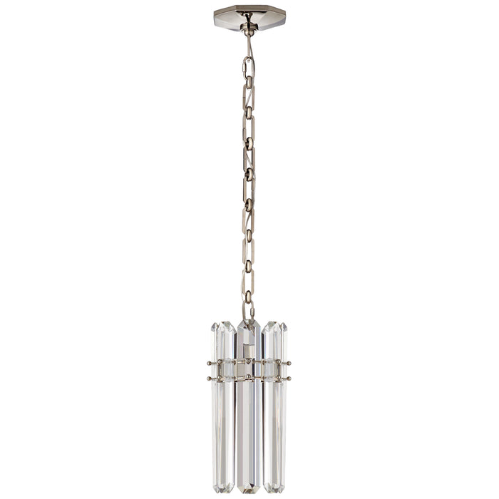 Bonnington One Light Pendant in Polished Nickel