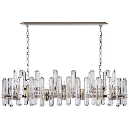 Bonnington 24 Light Chandelier in Polished Nickel