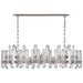 Bonnington 24 Light Chandelier in Polished Nickel