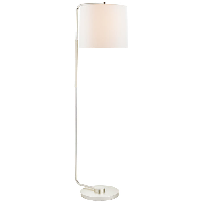 Swing One Light Floor Lamp in Soft Silver