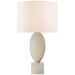 Versa One Light Table Lamp in Alabaster