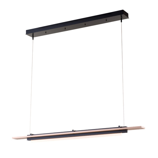 Plank LED Pendant in Black - 139920-LED-STND-10-WD by Hubbardton Forge