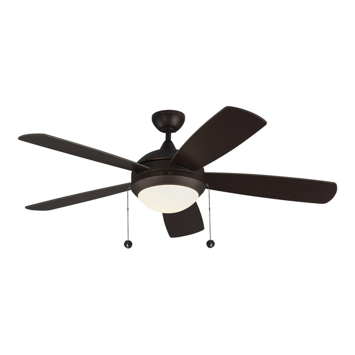 Discus Classic 52" Ceiling Fan in Roman Bronze / Matte Opal