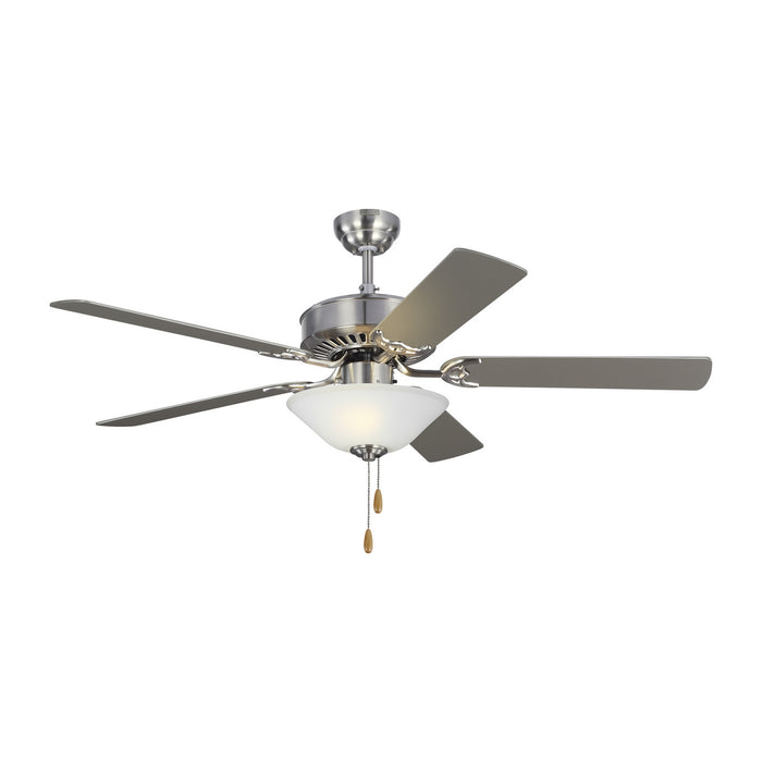 Haven 52 LED 2 52" Ceiling Fan in Brushed Steel