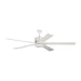 Vision 72 72" Ceiling Fan in Matte White