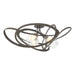 Nest Semi-Flush in Dark Smoke - 128720-SKT-07-ZM0621 by Hubbardton Forge