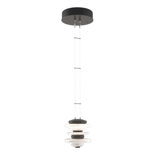 Cairn Mini Pendant in Dark Smoke - 139970-LED-STND-07 by Hubbardton Forge