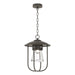 Erlenmeyer Outdoor Pendant in Coastal Dark Smoke - 356010-SKT-77-ZM0467 by Hubbardton Forge