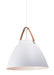 11358TNWT - Nordic 1-Light Pendant in Tan Leather & White by Maxim Lighting