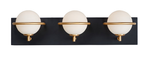 21603SWBKGLD - Revolve 3-Light LED Bath Sconce in Black & Gold by Maxim Lighting