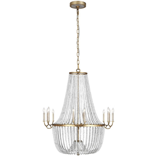 Marielle 12 Light Chandelier in Antique Gild