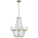 Marielle 12 Light Chandelier in Antique Gild