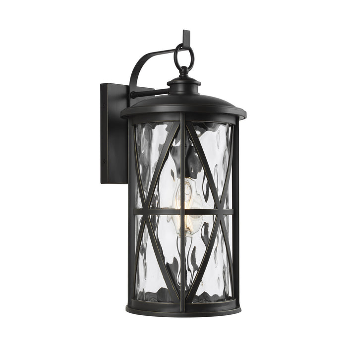 Millbrooke One Light Outdoor Wall Lantern in Antique Bronze