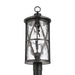 Millbrooke Three Light Outdoor Post Lantern in Antique Bronze