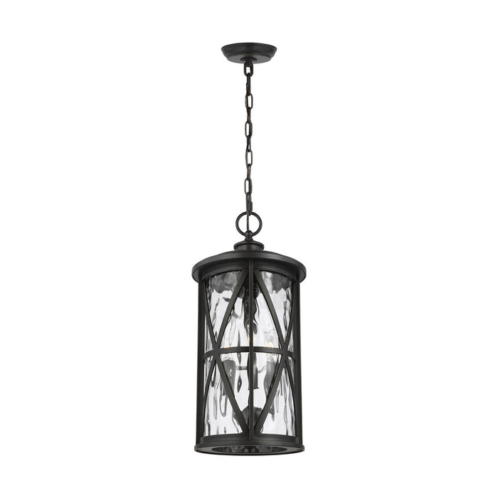 Millbrooke Three Light Outdoor Pendant in Antique Bronze