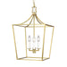 CC1003BBS - Southold 3-Light Lantern in Burnished Brass by Visual Comfort Studio