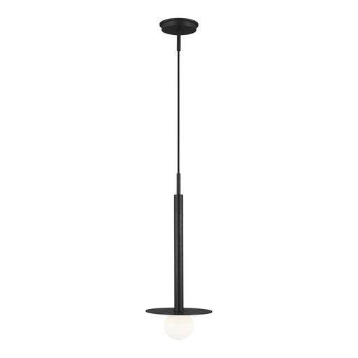 KP1001MBK - Nodes 1-Light Pendant in Midnight Black by Visual Comfort Studio