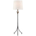 Fliana One Light Floor Lamp in Aged Iron