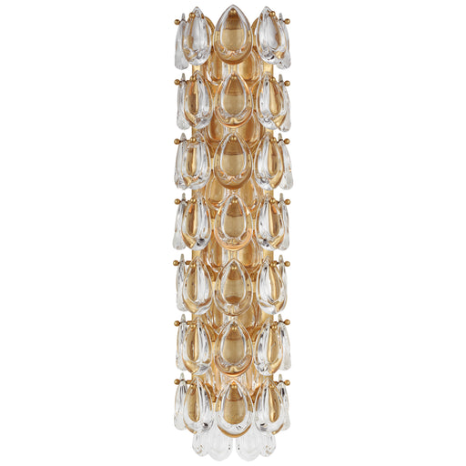 Liscia Three Light Wall Sconce in Gild