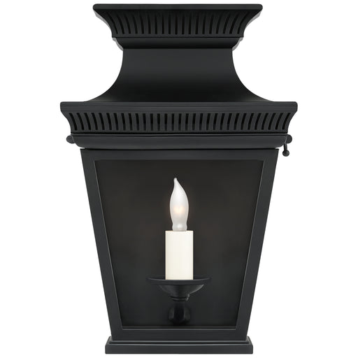 Elsinore One Light Wall Lantern in Black