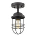 9808-SF BLK - Seaport Semi-Flush by Golden Lighting