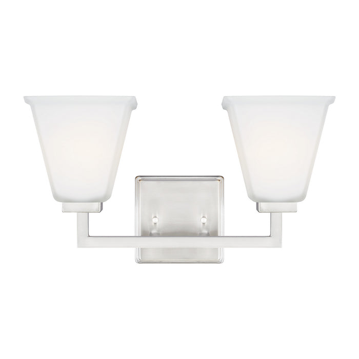 Ellis Harper Two Light Wall / Bath in Brushed Nickel