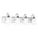 Seville Four Light Wall / Bath in Chrome