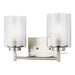 Elmwood Park Two Light Wall / Bath in Brushed Nickel