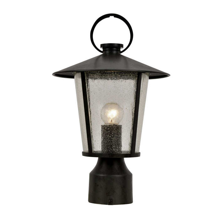 AND-9207-SD-MK- Andover 1-Light Post Mount in Matte Black by Crystorama