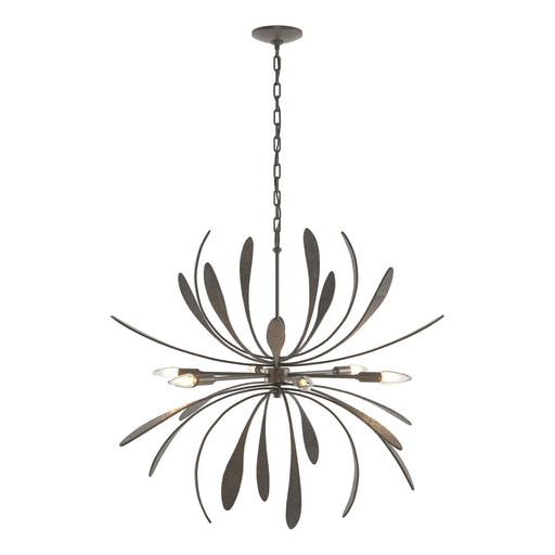 Dahlia Chandelier in Dark Smoke - 104350-SKT-07 by Hubbardton Forge