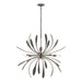 Dahlia Chandelier in Dark Smoke - 104350-SKT-07 by Hubbardton Forge