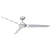 Roboto 62" Ceiling Fan in Brushed Aluminum