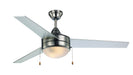 52" Ceiling Fan in Brushed Nickel