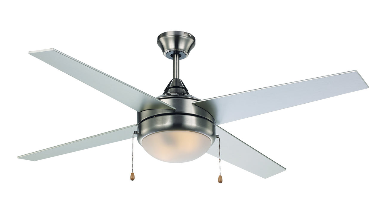 52" Ceiling Fan in Brushed Nickel