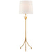 Fliana One Light Floor Lamp in Gild