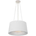 Halo Two Light Pendant in Matte White