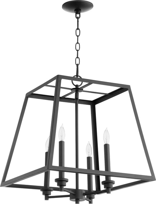 676-4-69 - Transitional Pendant in Textured Black by Quorum