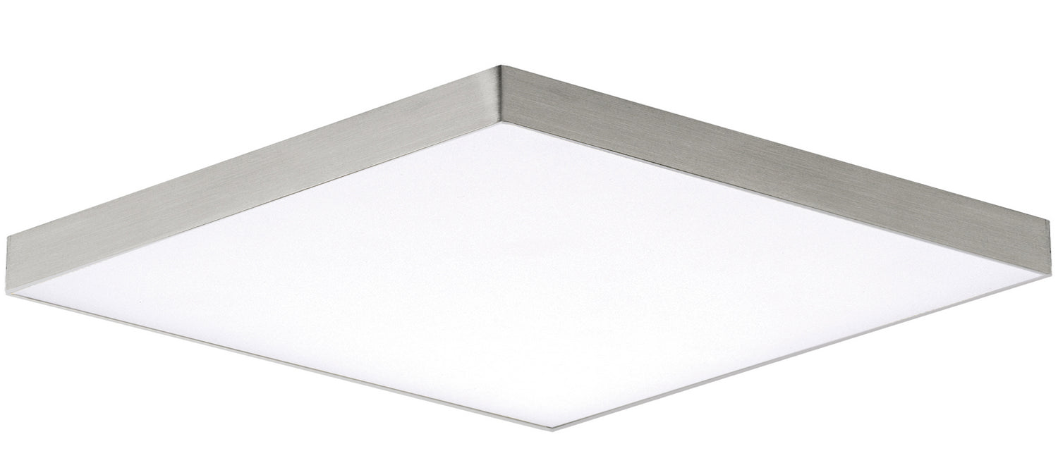 57669WTSN - Trim 10.5" SQ LED Flush Mount 3000K in Satin Nickel by Maxim Lighting