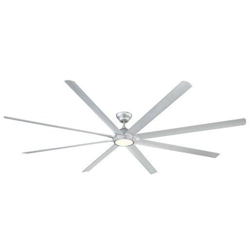 Hydra 120" Ceiling Fan in Titanium Silver