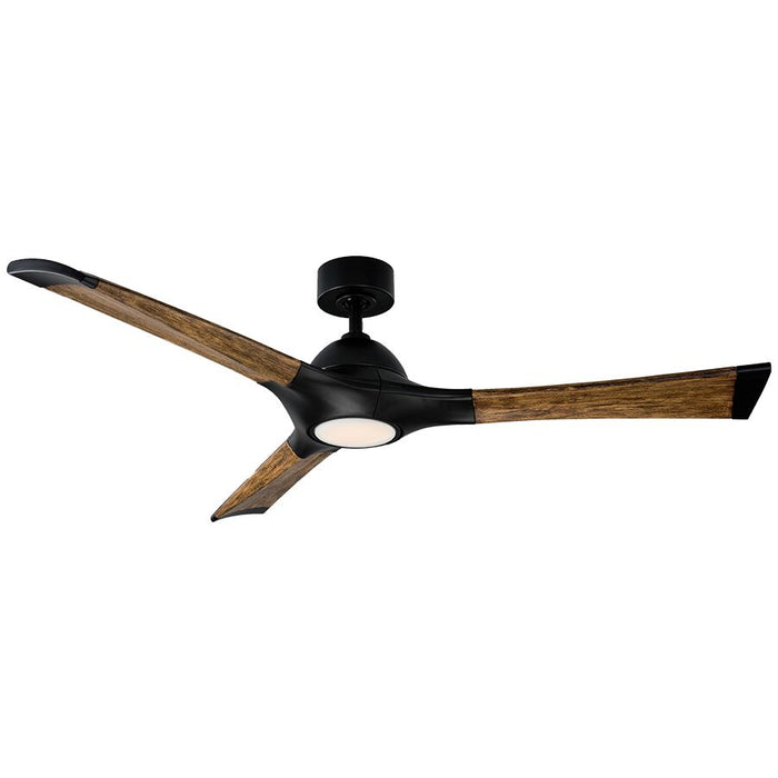 Woody 60" Ceiling Fan in Matte Black