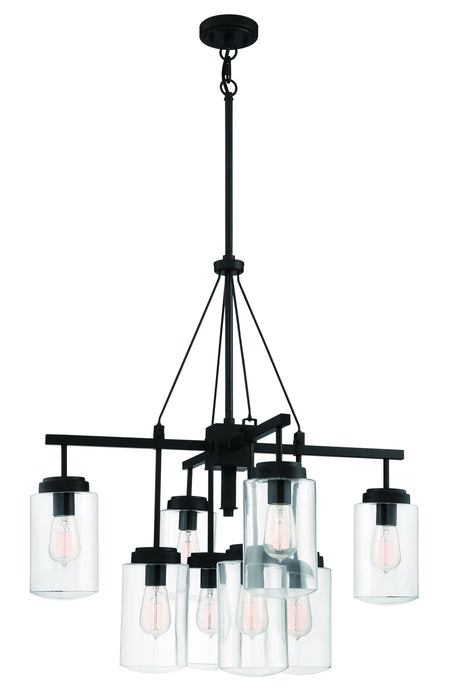 52128-ESP- Crosspoint 8-Light Outdoor Chandelier in Espresso by Craftmade