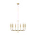 EC1009BBS - Brianna 9-Light Chandelier in Burnished Brass by Visual Comfort Studio