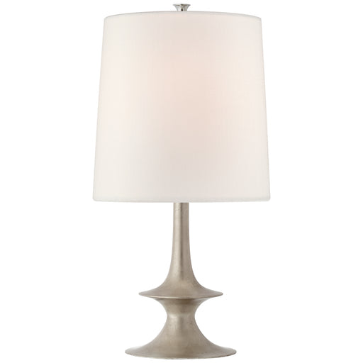 Lakmos One Light Table Lamp in Burnished Silver Leaf